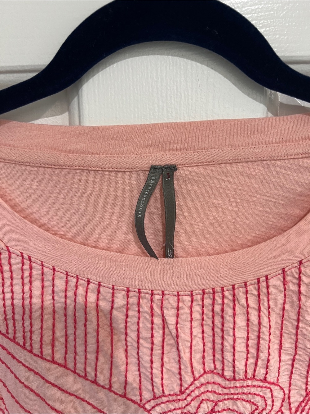 Anthropologie Stitched T-Shirt - Picture 6 of 8